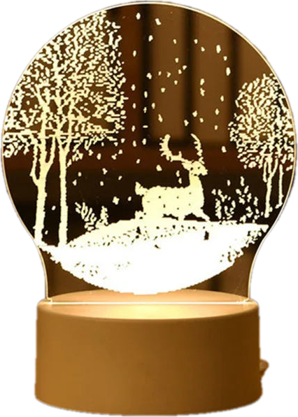 Little Glimmer – Acrylic 3D Illusion Night Lamp