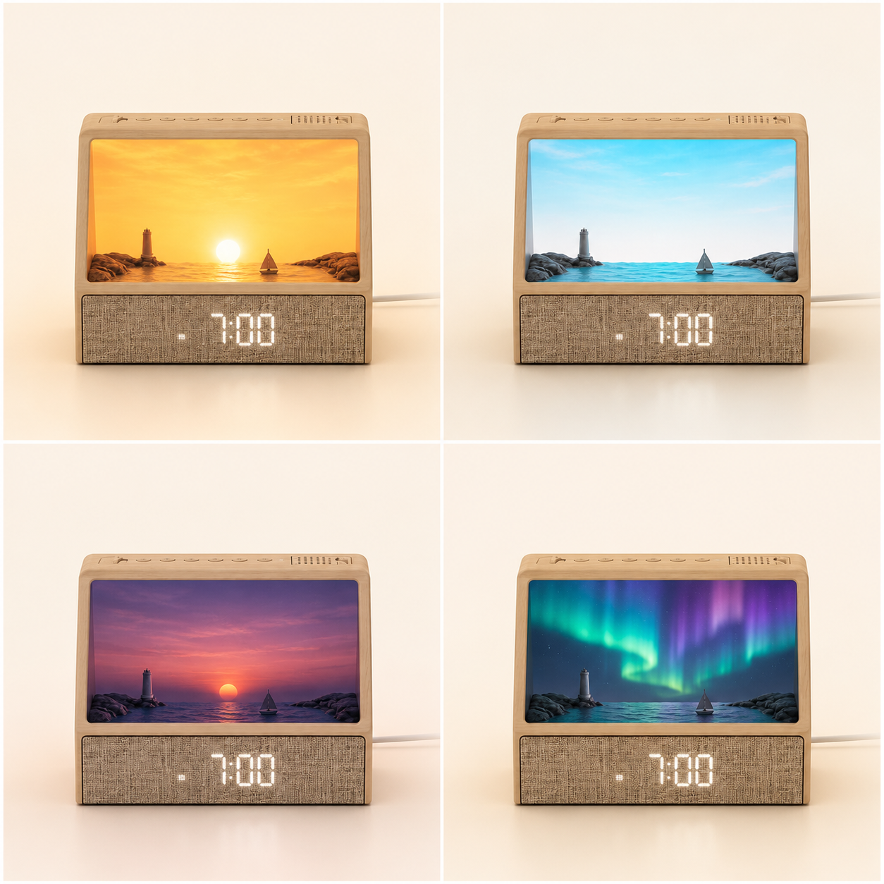 DawnGlow Sunrise Wake-Up Lamp