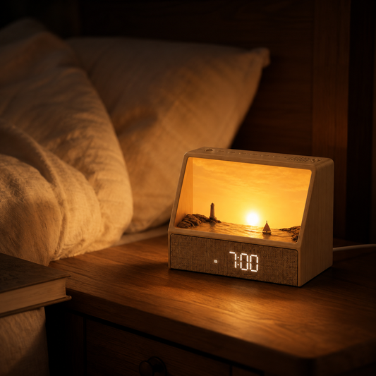 DawnGlow Sunrise Wake-Up Lamp
