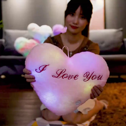 ObiSweetheart – LED Light-Up Heart Pillow