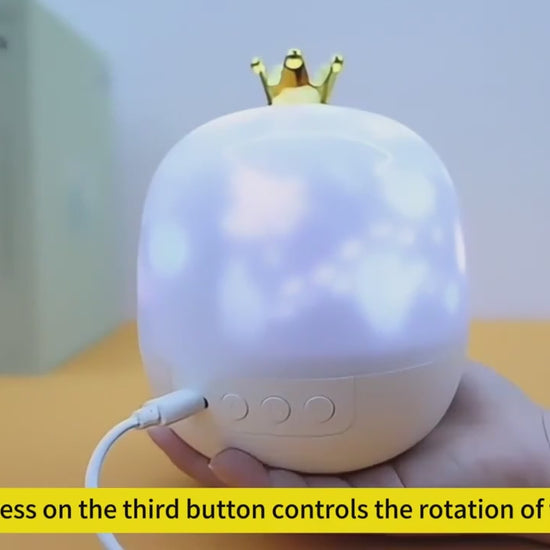 Twinkle Dome – Rotating Kids Star Projector Lamp