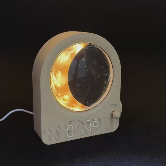 Moonrise Clock – Sunrise Clock with Moon Lamp
