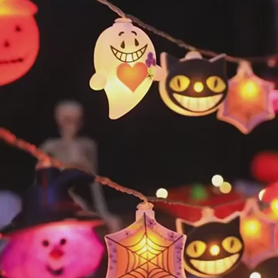 Cobweb Lights – Halloween LED String Lights