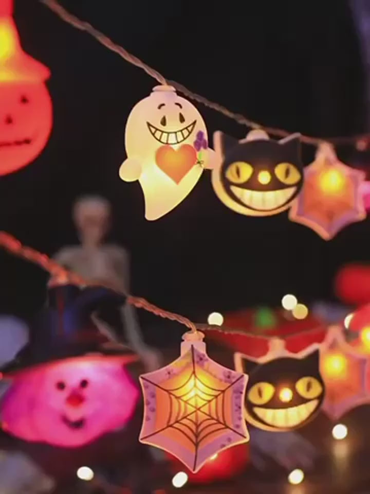 
Cobweb Lights – Halloween LED String Lights