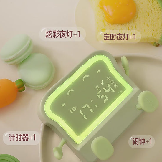 ObiBreakfast – Toast Night Lamp & Alarm Clock