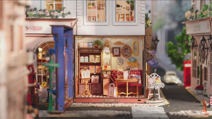 Tea Room – DIY Miniature Tea House Kit with Lights