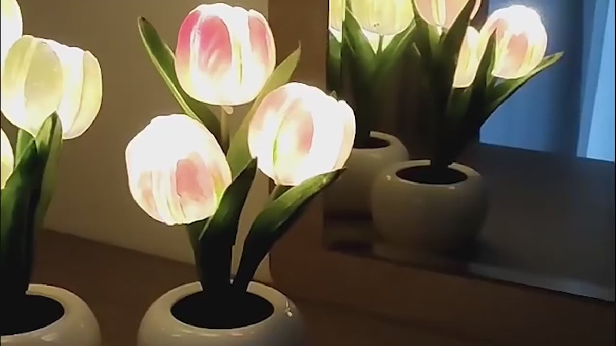 
Ceramic Tulips – Ceramic Tulip Lamp