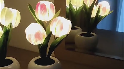 Ceramic Tulips – Ceramic Tulip Lamp
