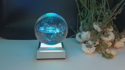 Crystal Globe – Glowing Crystal Ball Lamp