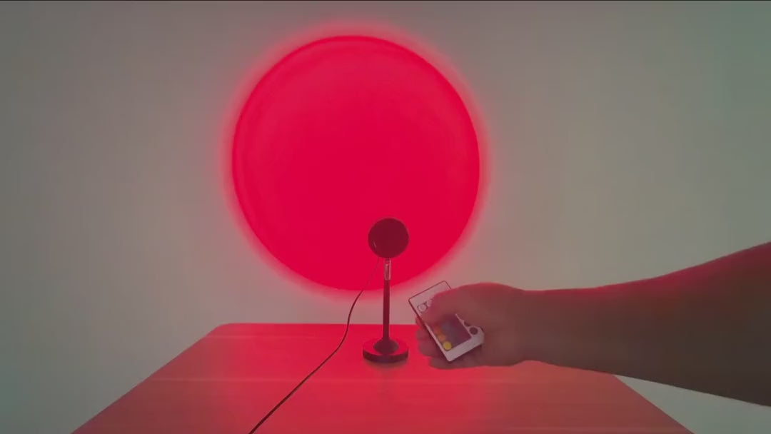 
Golden Hour – 16-Color Sunset Projector Lamp