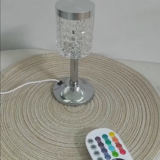 Diamond Tower – RGB Crystal Table Lamp