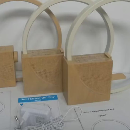 Calm Ring – Nature Sound Ring Lamp with Clock