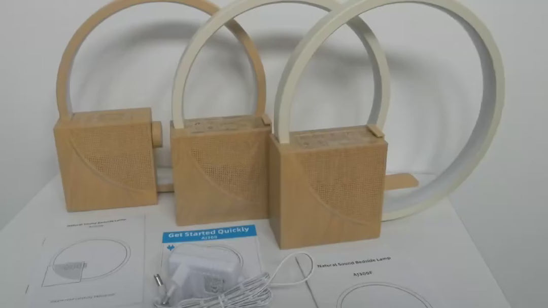 
Calm Ring – Nature Sound Ring Lamp with Clock