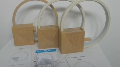 Calm Ring – Nature Sound Ring Lamp with Clock