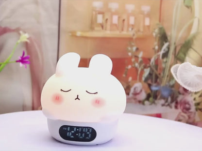 ObiHoppy – Silicone Bunny Alarm Clock & Night Lamp