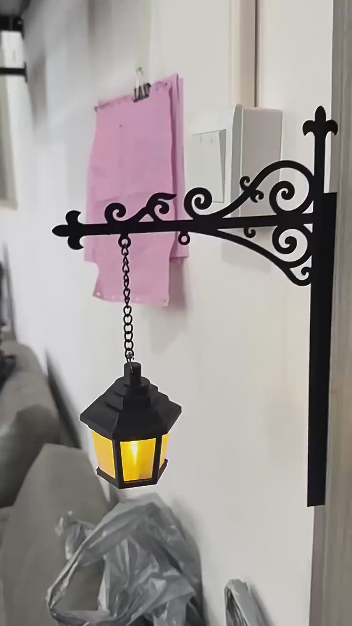 
Shelf Lantern – Bookshelf Wall Lamp