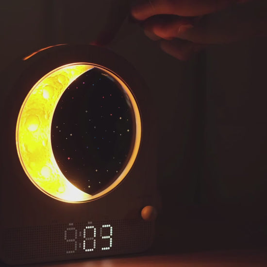 Crescent Dawn – Sunrise Alarm Clock with Moon Lamp