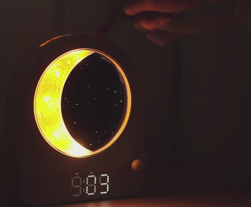 
Crescent Dawn – Sunrise Alarm Clock with Moon Lamp