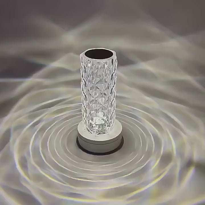 
Crystal Rose – Rechargeable 16-Color Bedside Lamp