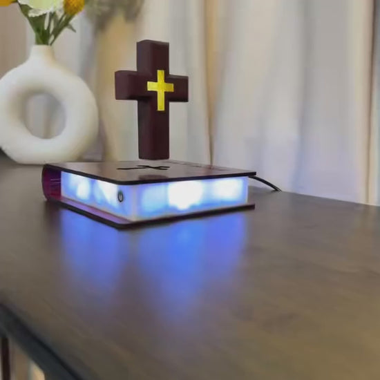 Floating Cross – Levitating Cross Lamp