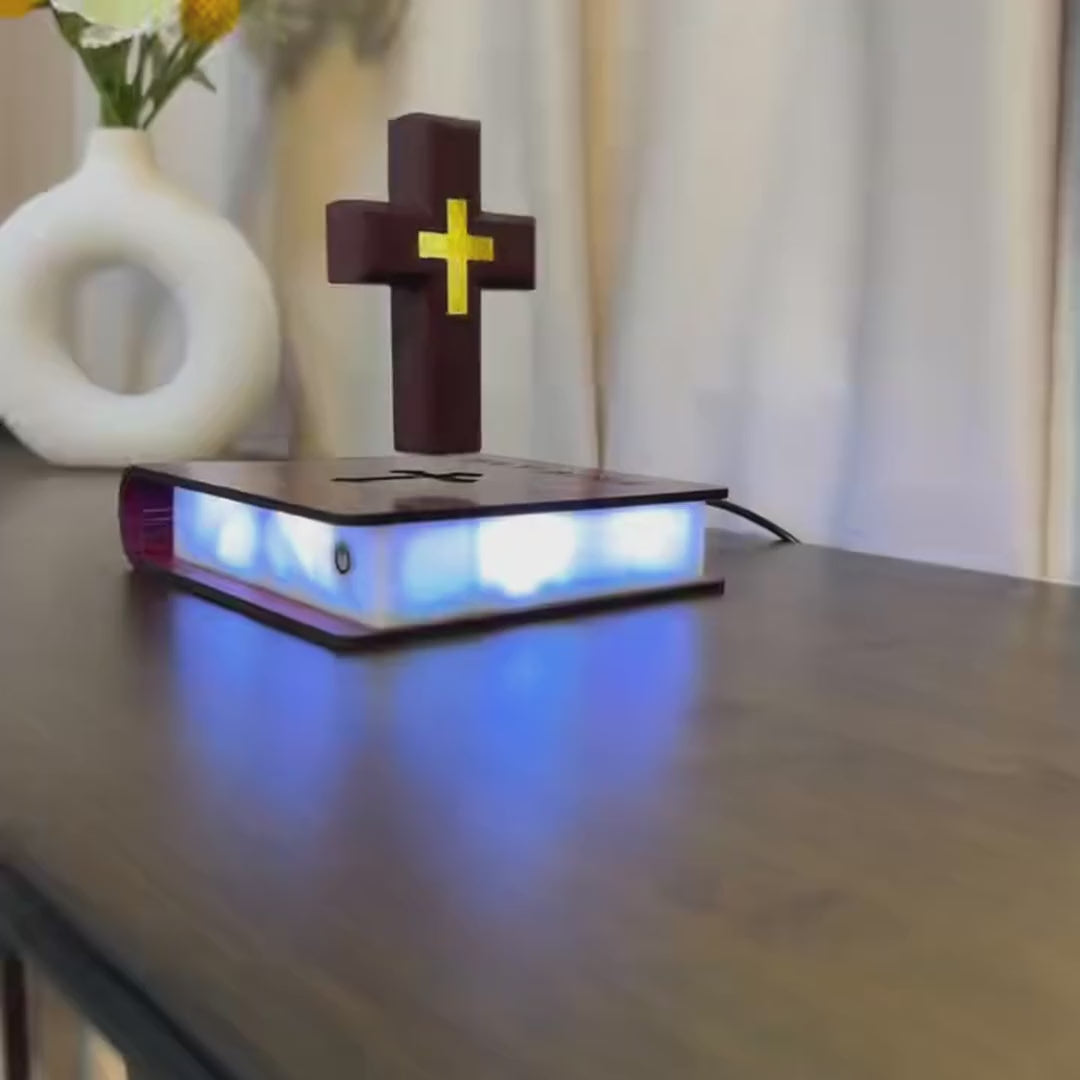 
Floating Cross – Levitating Cross Lamp