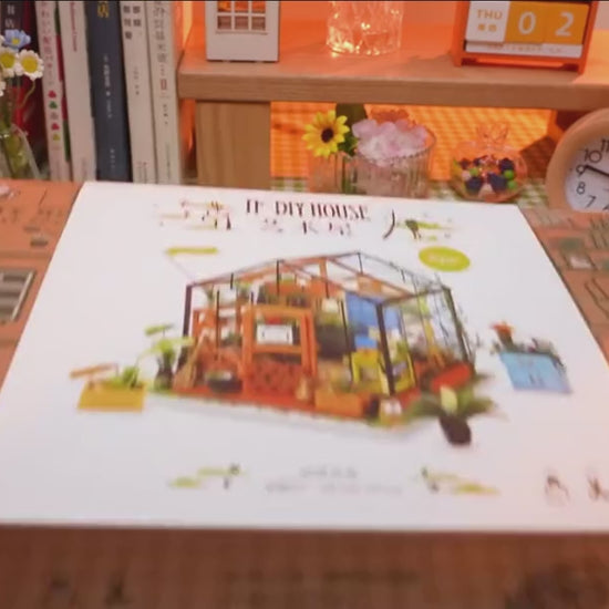 Flower Shop – DIY Miniature Flower Shop Kit with LED