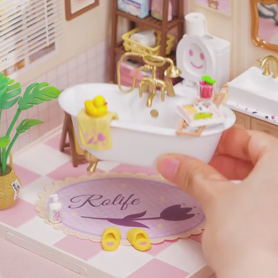 Mini Rooms – DIY Miniature Room Kit with LED Light