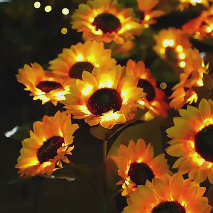 Solar Sunflowers – Solar Sunflower Garden Lamp