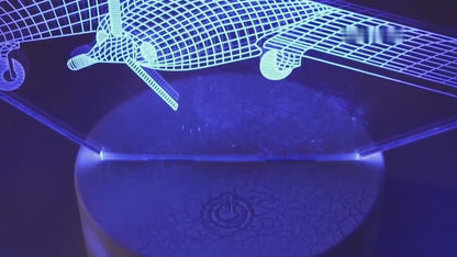 Sky Pilot – Airplane 3D Illusion Lamp