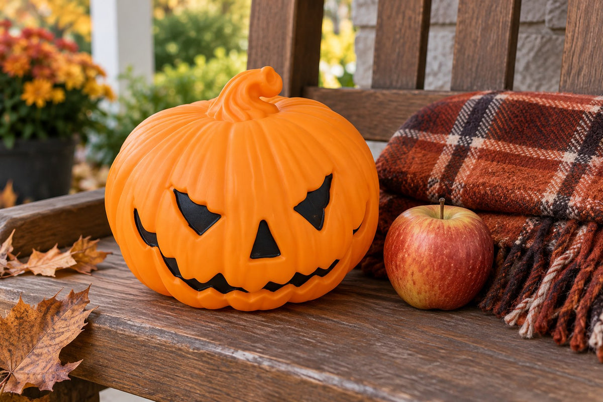 Jack Lantern – Halloween LED Lamp with the light switched off