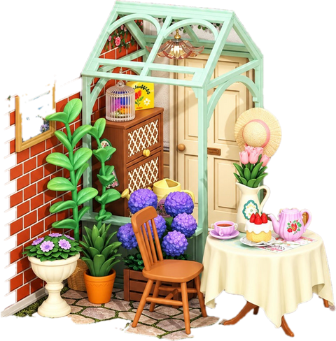 Mini Rooms – DIY Miniature Room Kit with LED Light