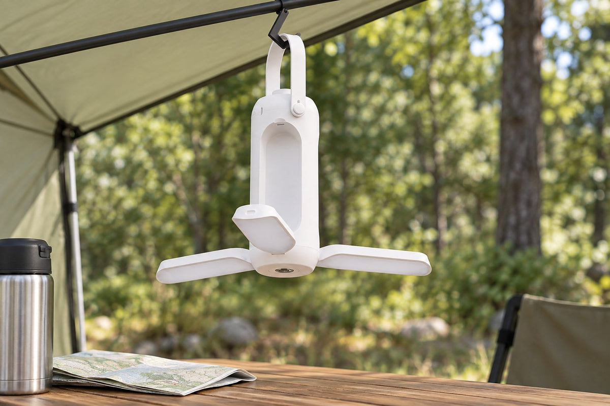 Base Camp – Rechargeable Camping Lamp with the light switched off