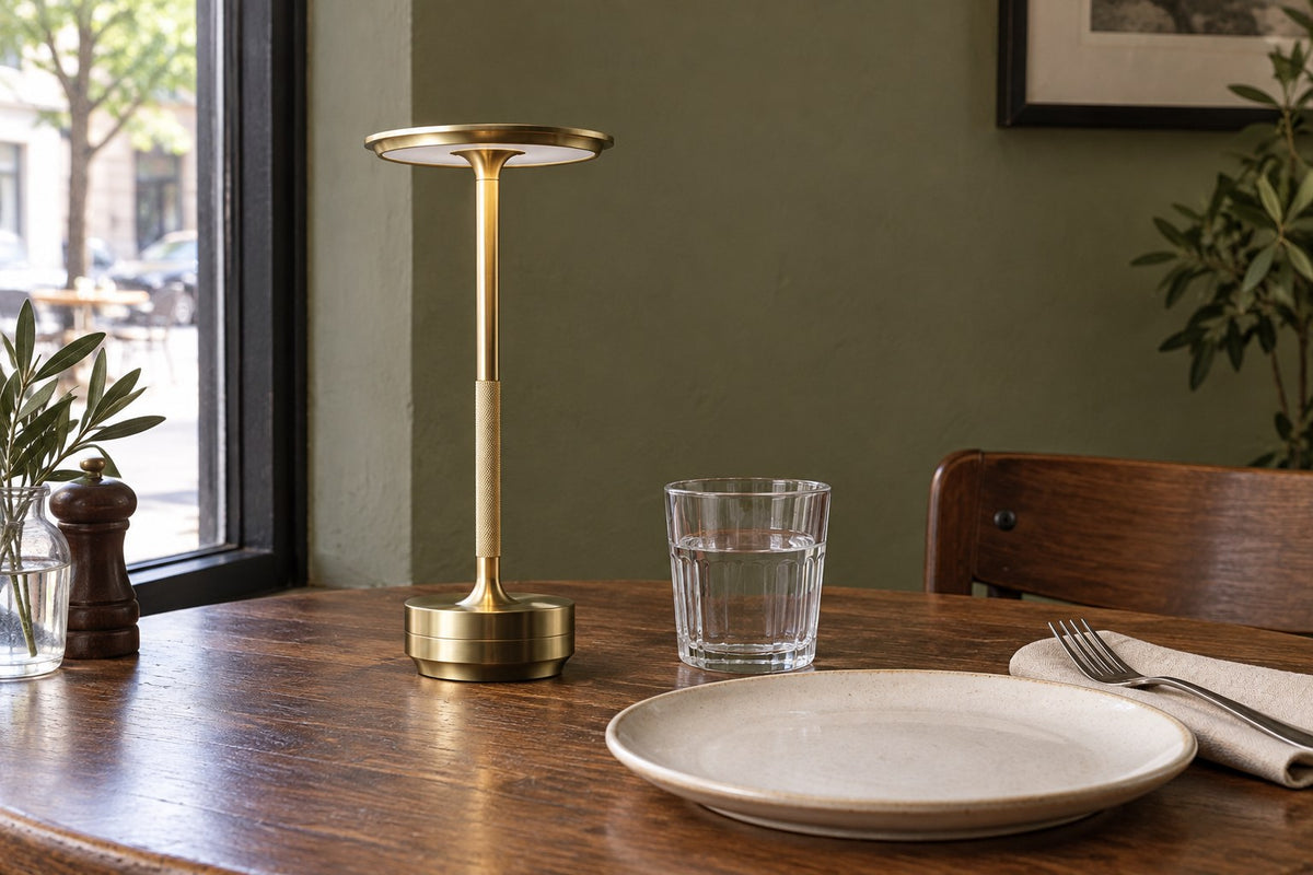 Cordless Bistro – Rechargeable Touch Table Lamp with the light switched off