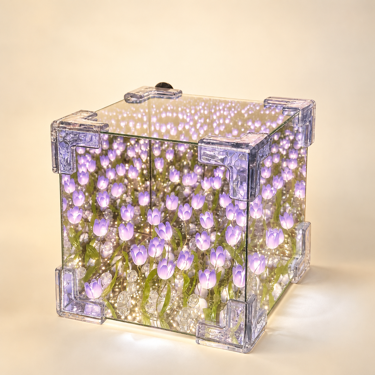 Tulip Box – DIY Tulip Cube Night Lamp Kit - Lilac variant