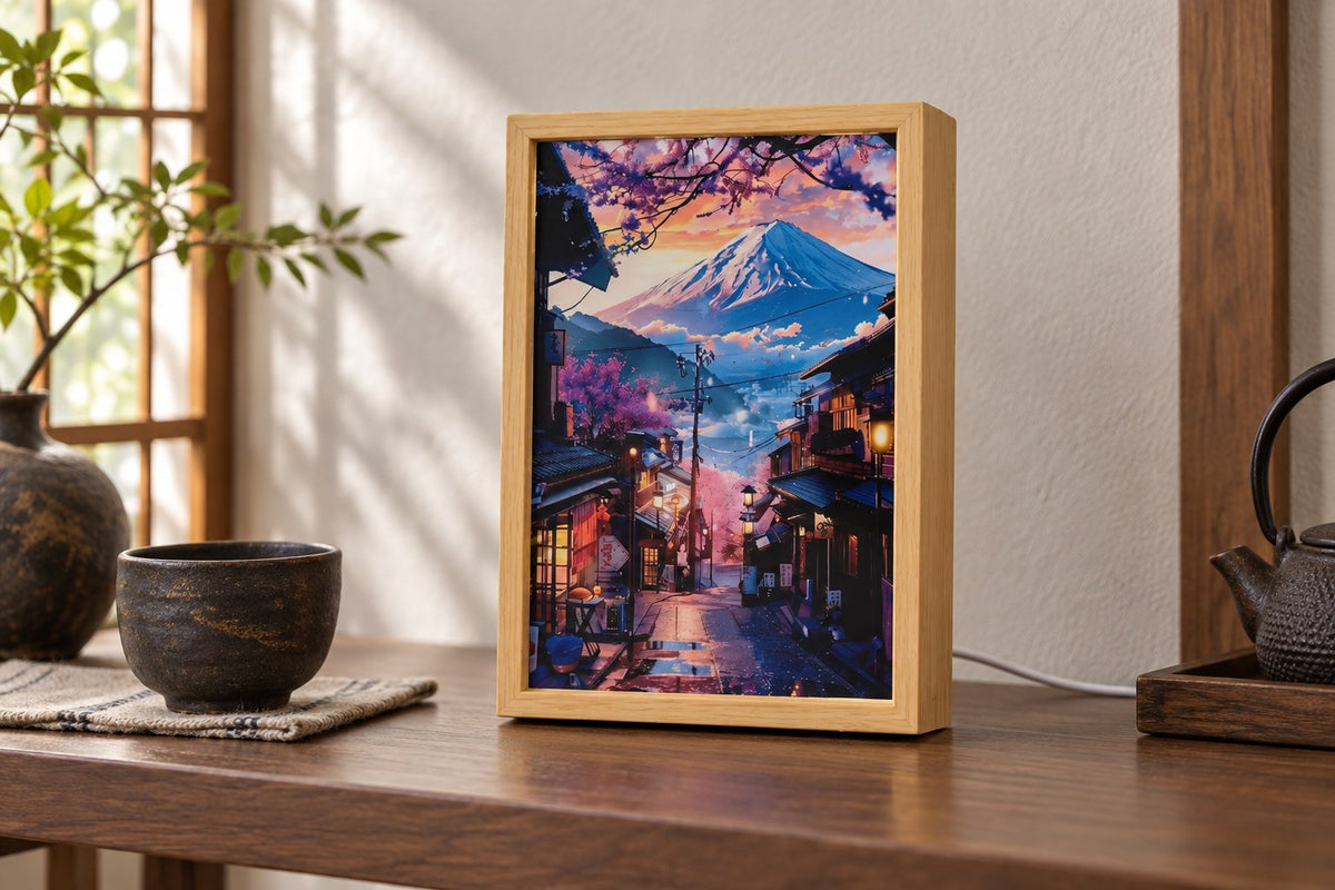 Kyoto Nights – Tokyo Art Lamp with the light switched off